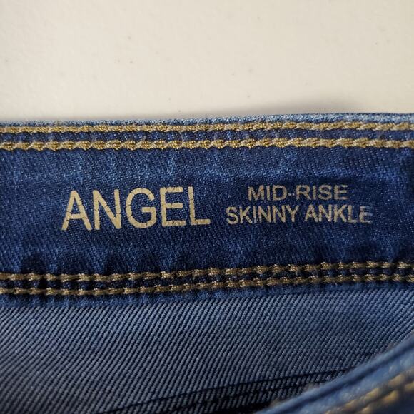 DL1961 Women's Angel Mid-Rise Skinny Ankle Jeans Size 26 4-Way Stretch Classic - Picture 5 of 9